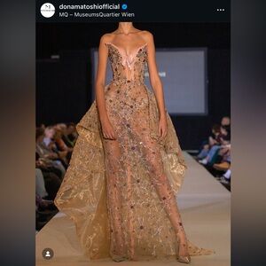 Custom Made Dona Matoshi Gown